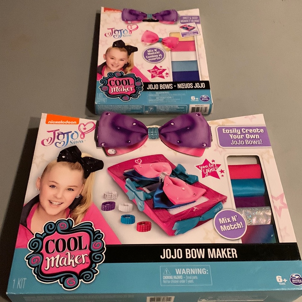 Cool Maker JoJo Siwa bow maker kit plus 1 refill pack